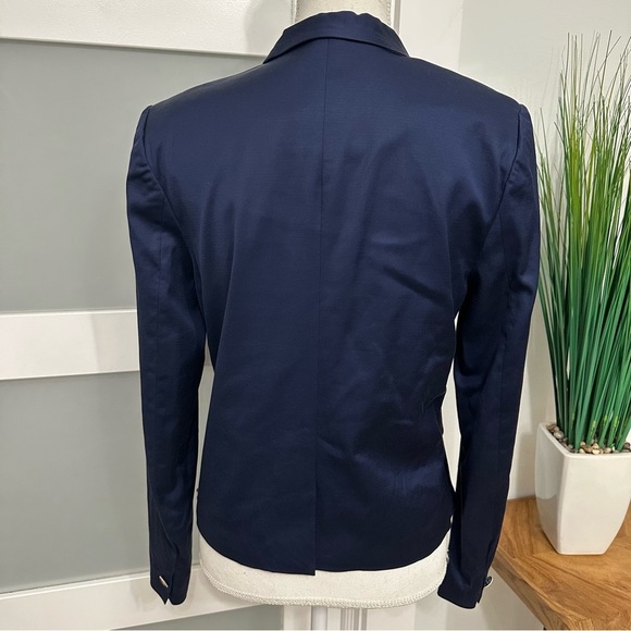 Maison Scotch Double Breasted Blazer SZ 2 Navy Blue Anchor Buttons Classic GUC - Picture 10 of 10
